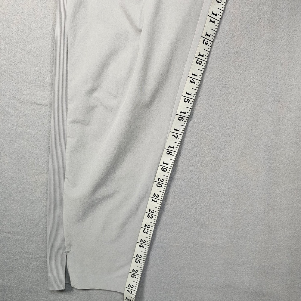 Athleta Women's Pants Size 6 Gray Stretch Pull On Zip‎ Pocket Ankle Slit - Picture 11 of 11